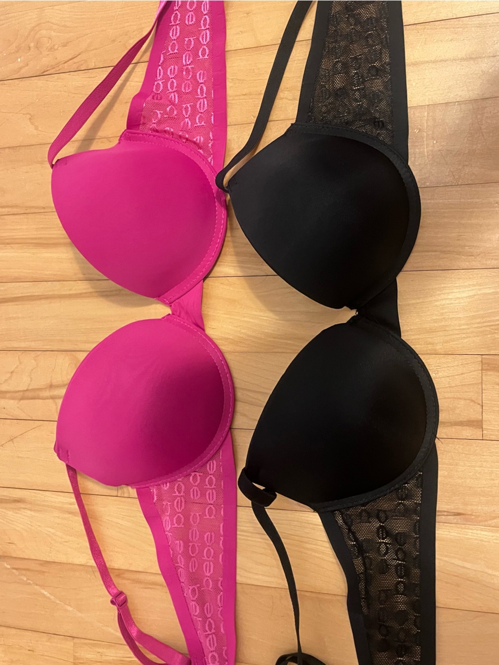 Bebe 34B push up bras